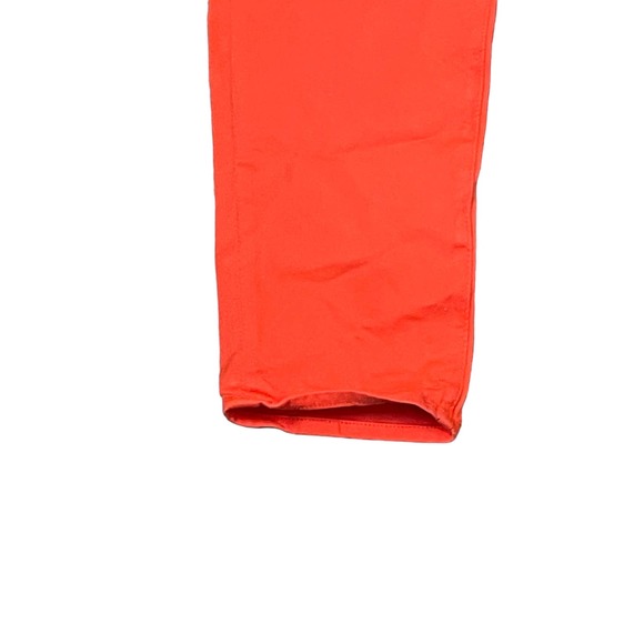 AG Adriano Goldschmied Crop Pants Size 28R Orange Tailored Trouser Stretch 30X27 - Picture 3 of 8